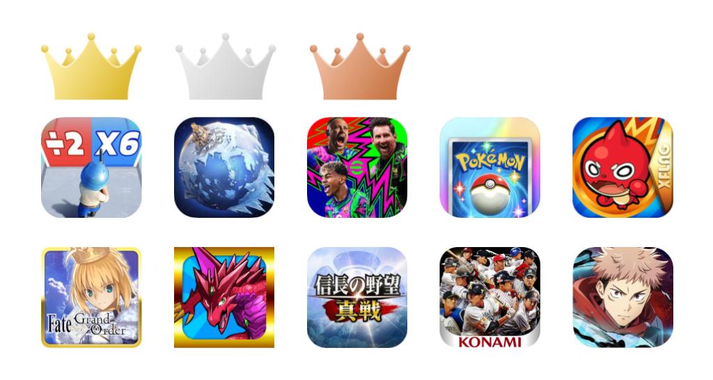 最新作『信長の野望 真戦』がトップ10入り