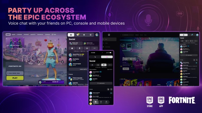 Epic Games、新たなサービス「Epic Parties」の提供を開始
